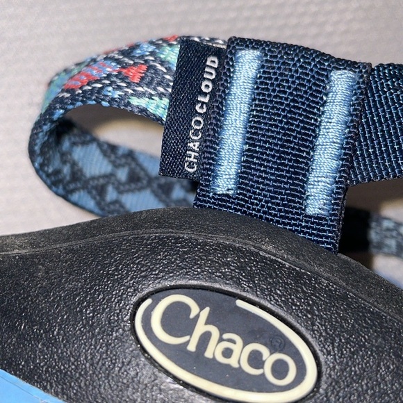 Chaco Women's 8 Sandals zcloud 2 trace eclipse adjustable blue Multicolor adjust - Picture 10 of 12